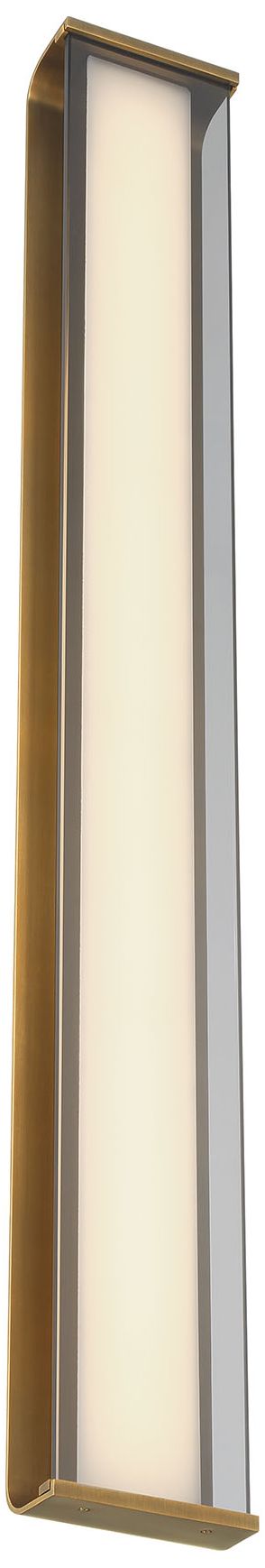 Image 3 Eurofase Dulton 42" Integrated LED Outdoor Wall Sconce in Antique Brass more views