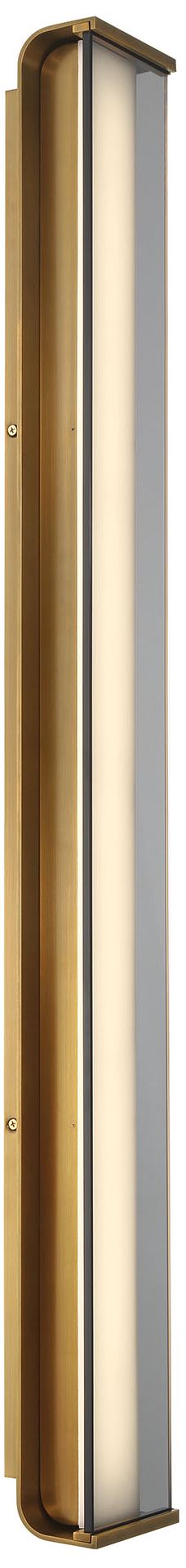 Image 5 Eurofase Dulton 42" Integrated LED Outdoor Wall Sconce in Antique Brass more views