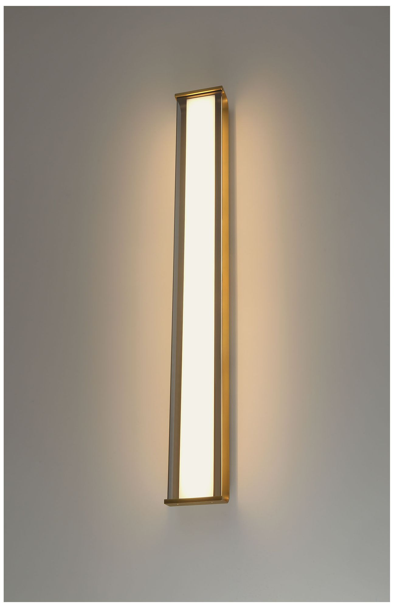 Image 7 Eurofase Dulton 42" Integrated LED Outdoor Wall Sconce in Antique Brass more views