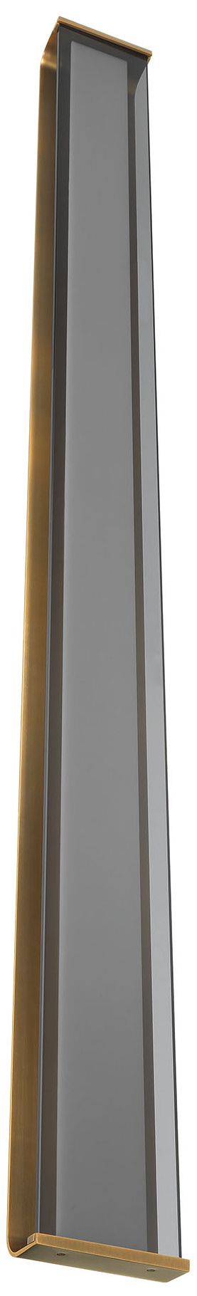 Image 6 Eurofase Dulton 62" Integrated LED Outdoor Wall Sconce in Antique Brass more views