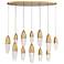 Eurofase Ecrou 16 In. x 14 In. Chandelier in Gold