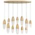 Eurofase Ecrou 16 In. x 14 In. Chandelier in Gold