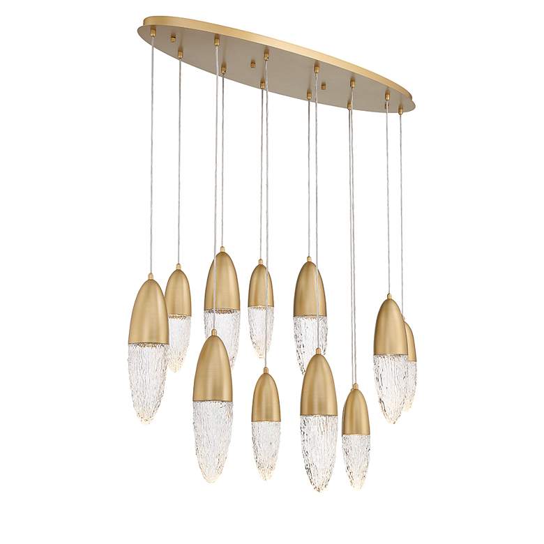 Image 2 Eurofase Ecrou 16 In. x 14 In. Chandelier in Gold more views
