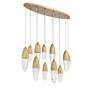 2_Eurofase Ecrou 16 In. x 14 In. Chandelier in Gold more views