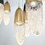 2_Eurofase Ecrou 24 In. x 29.50 In. Chandelier in Black/Gold more views