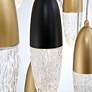 4_Eurofase Ecrou 24 In. x 29.50 In. Chandelier in Black/Gold more views