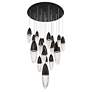 2_Eurofase Ecrou 24 In. x 39.75 In. Chandelier in Black more views