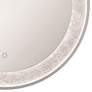 Eurofase Edge-Lit Silver 30" Round LED Wall Mirror