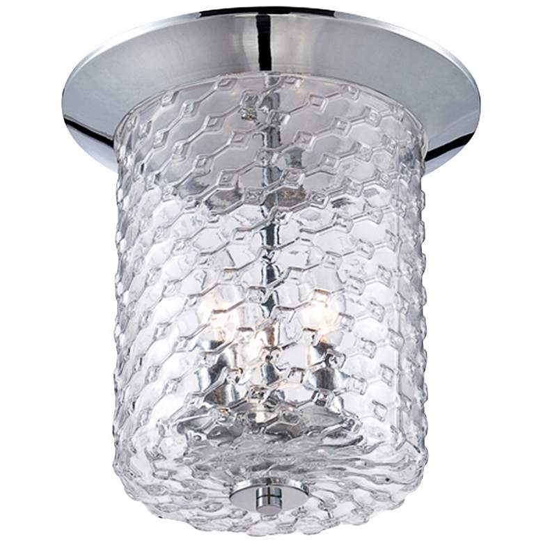 Image 1 Eurofase Elli 11 1/2" Wide Honeycomb Glass Ceiling Light