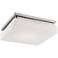 Eurofase Ellsworth 11 1/2" Square LED Opal Ceiling Light