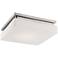 Eurofase Ellsworth 11 1/2" Square LED Opal Ceiling Light