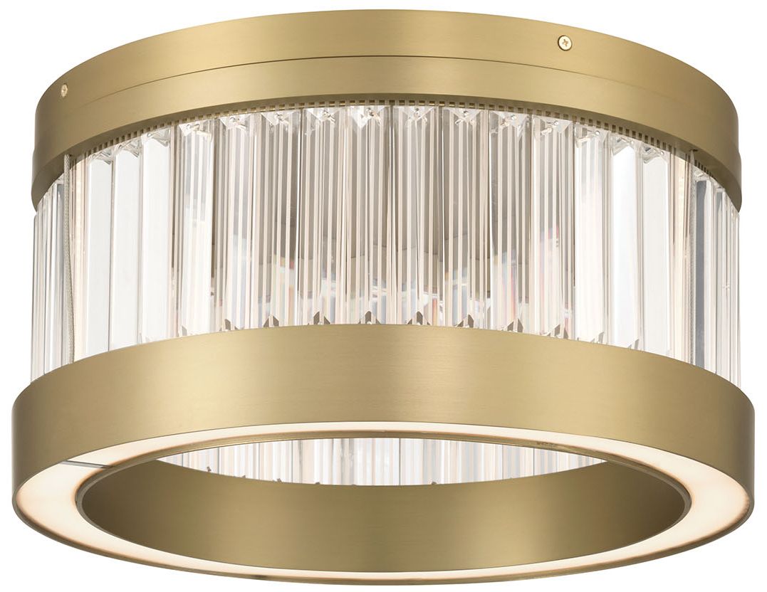 Image 2 Eurofase Empra 16" Integrated LED Flush Mount in Gold Finish more views