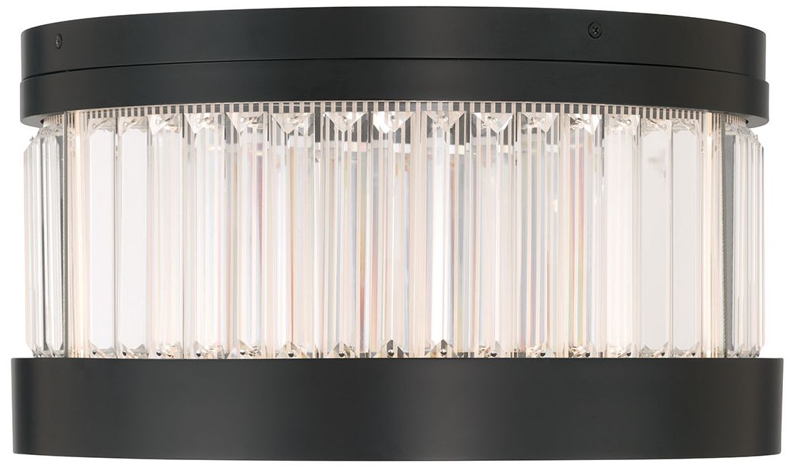 Eurofase Empra 16" Integrated LED Flush Mount - Matte Black