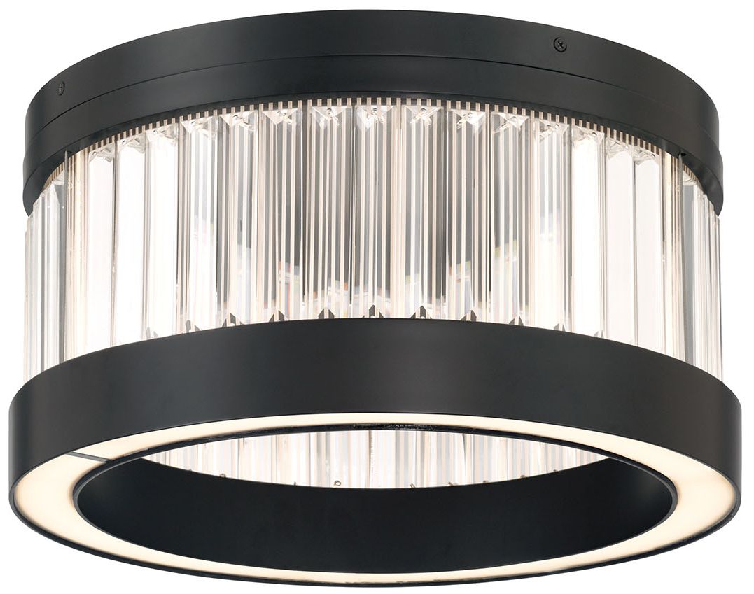 Image 2 Eurofase Empra 16" Integrated LED Flush Mount - Matte Black more views