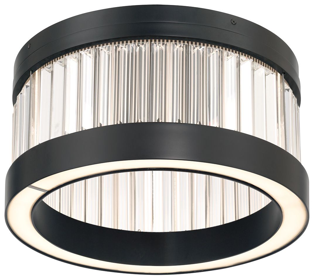 Image 3 Eurofase Empra 16" Integrated LED Flush Mount - Matte Black more views