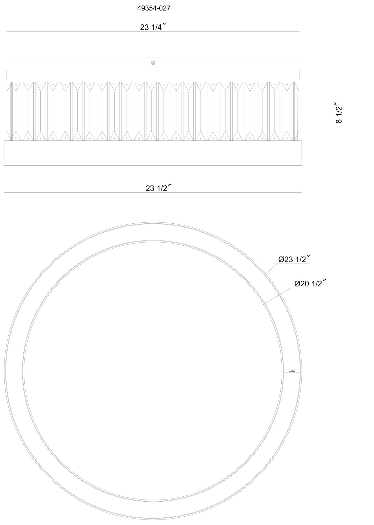 Image 4 Eurofase Empra 24" Integrated LED Flush Mount, Matte Black more views