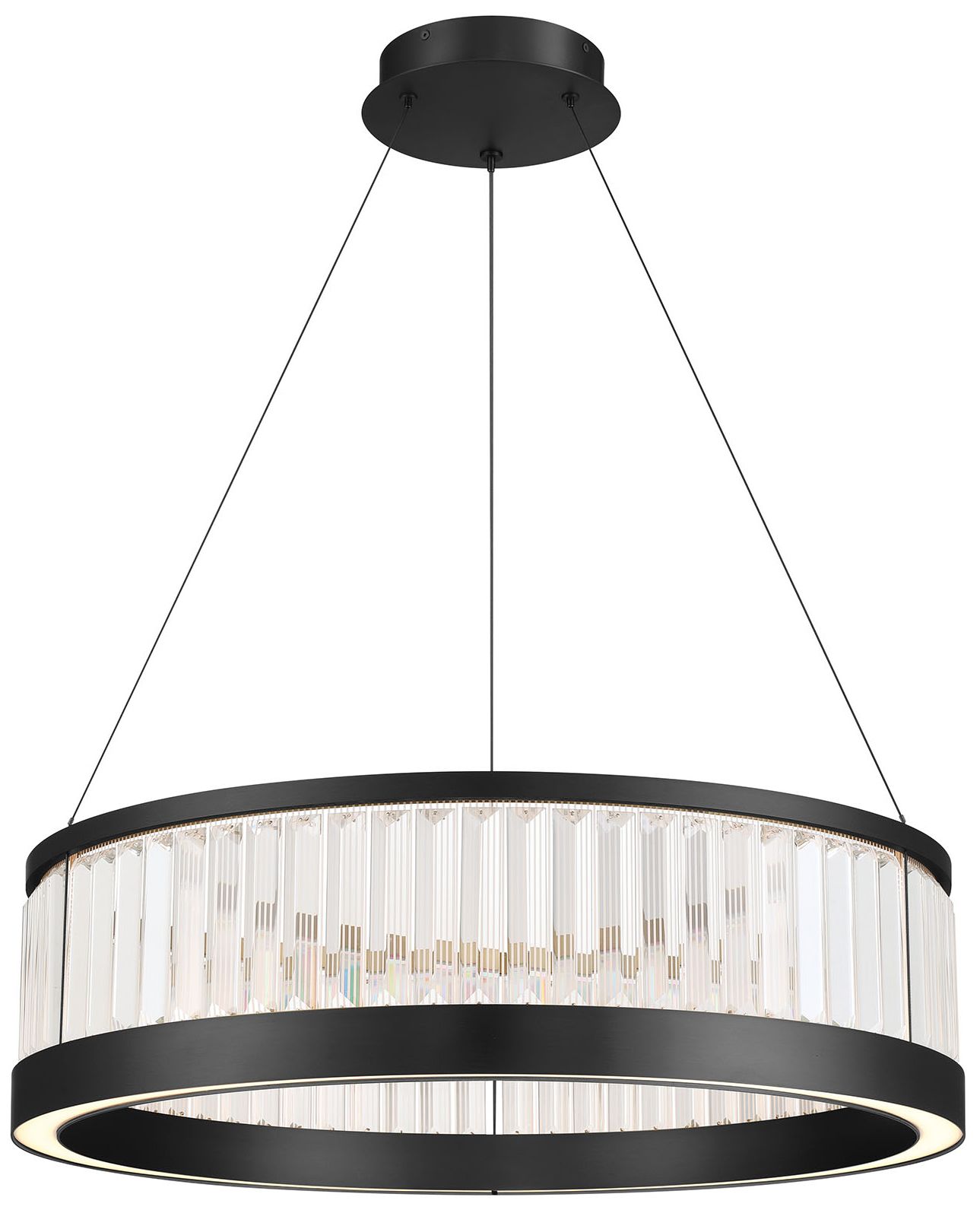 Image 2 Eurofase Empra 30" Integrated LED Chandelier, Black more views
