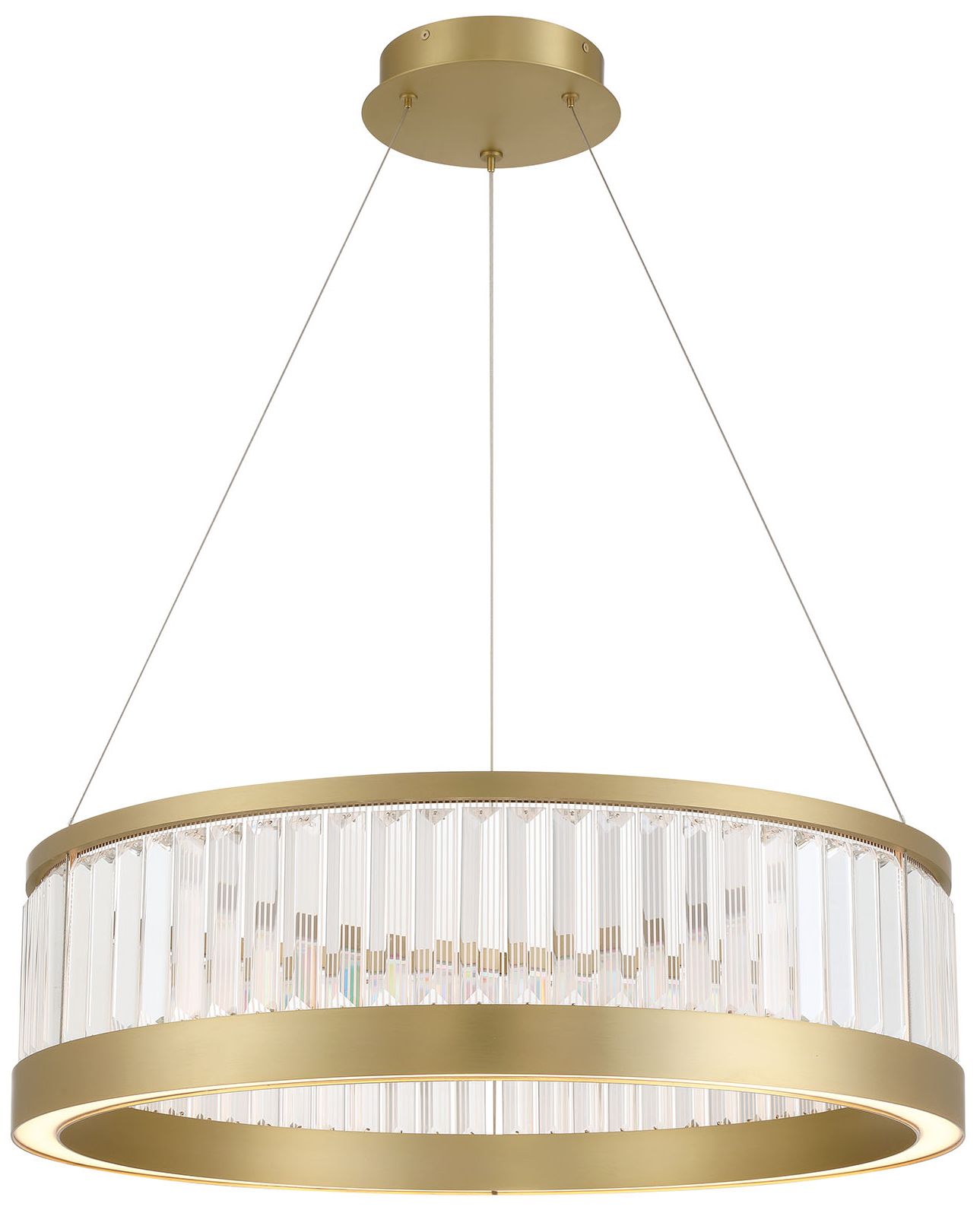Image 2 Eurofase Empra 30" Integrated LED Chandelier in Gold more views