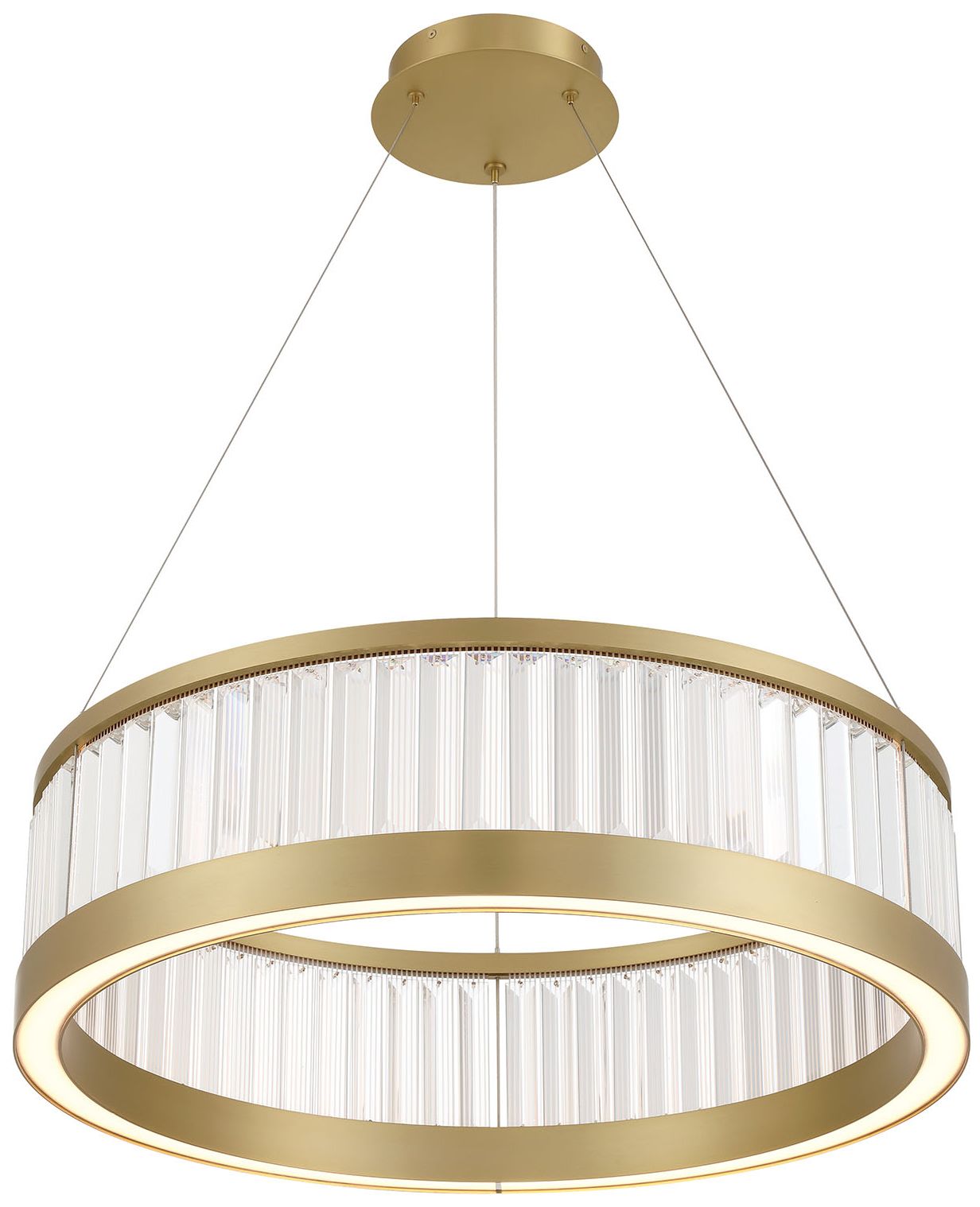 Image 3 Eurofase Empra 30" Integrated LED Chandelier in Gold more views