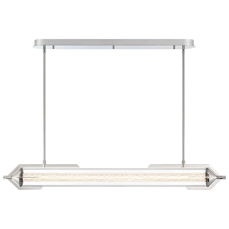 Image 1 Eurofase Espada 1 Light Chandelier in Polished Nickel