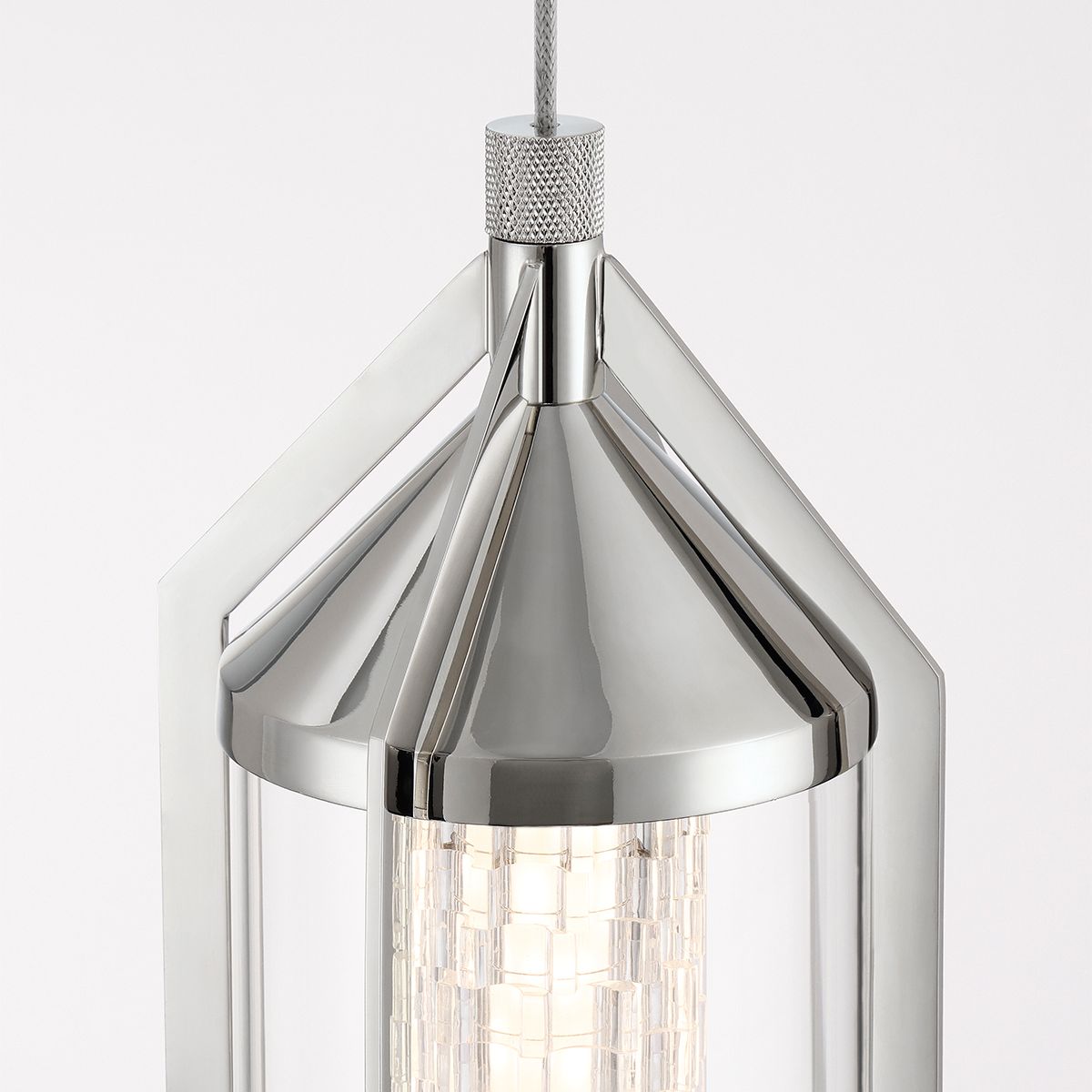 Image 2 Eurofase Espada 1 Light Pendant in Polished Nickel more views