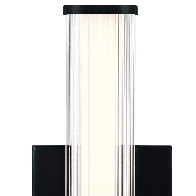 Image 2 Eurofase Fayton 14" High Matte Black LED Wall Sconce more views