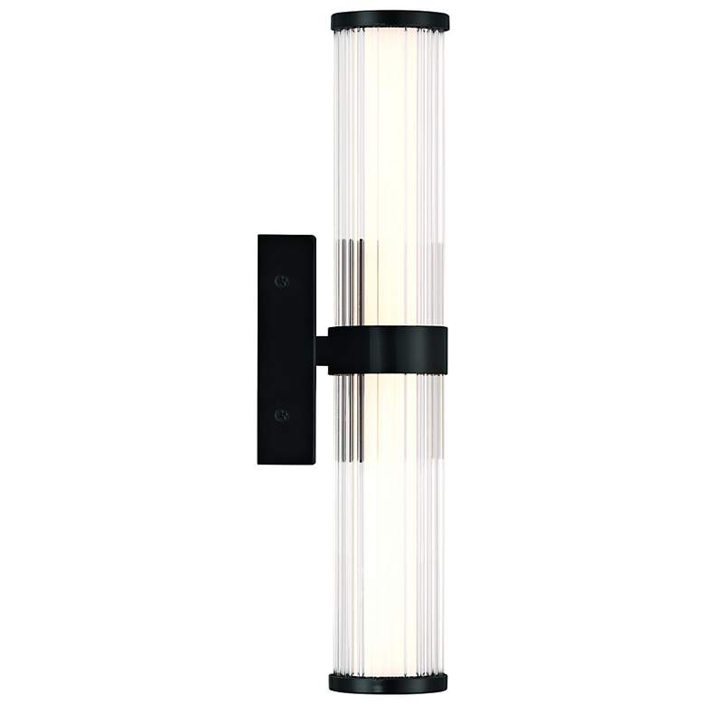 Image 5 Eurofase Fayton 14" High Matte Black LED Wall Sconce more views