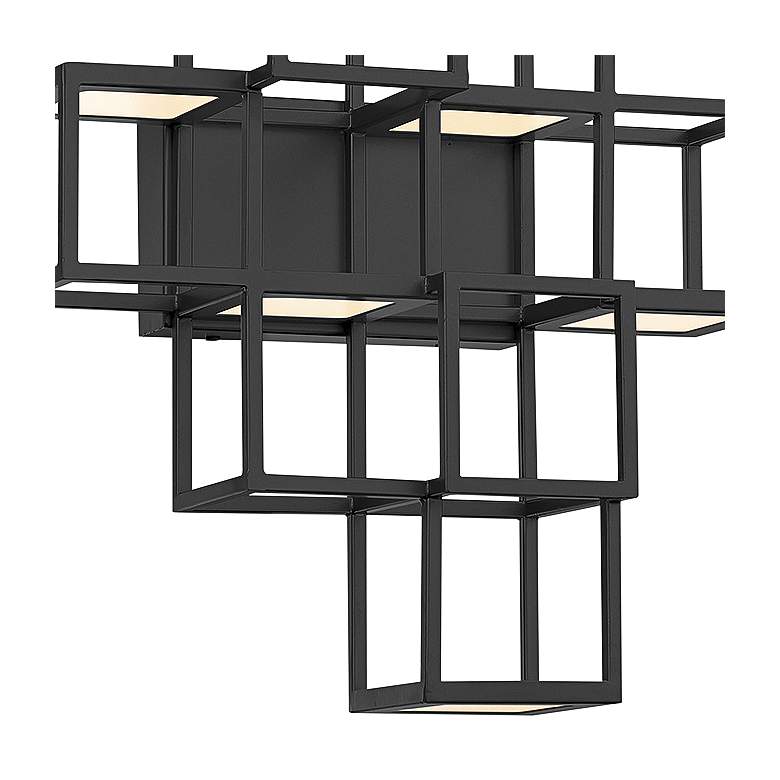 Image 3 Eurofase Ferro 14 1/4 inch High Black 6-Light LED Wall Sconce more views