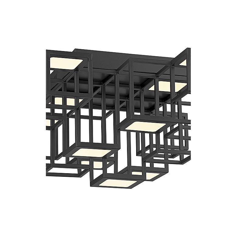 Image 2 Eurofase Ferro 24 3/4" Wide Black 13-Light LED Ceiling Light more views