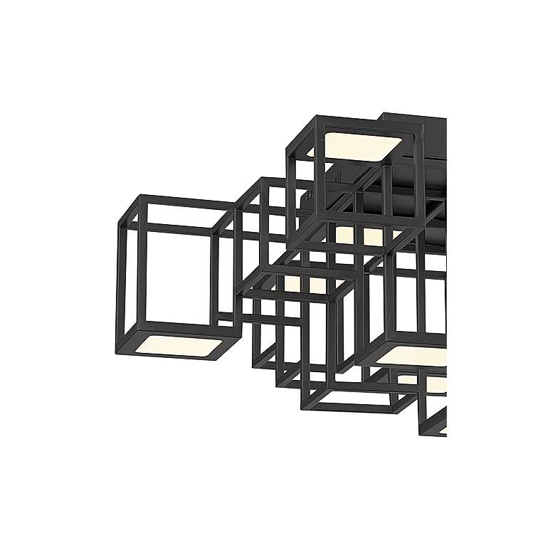 Image 3 Eurofase Ferro 24 3/4" Wide Black 13-Light LED Ceiling Light more views