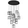 Eurofase Ferro 32" Wide Matte Black 16-Light LED Pendant