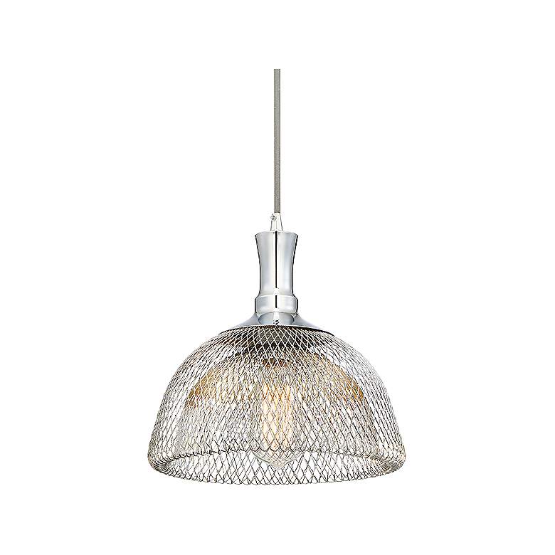 Image 1 Eurofase Filo 10" Wide Chrome Mini Pendant