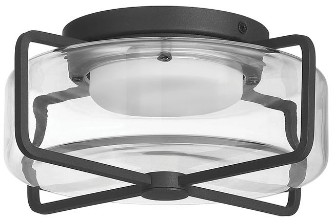 Image 2 Eurofase Florin 10" Integrated LED Outdoor Surface Mount Light, Black more views