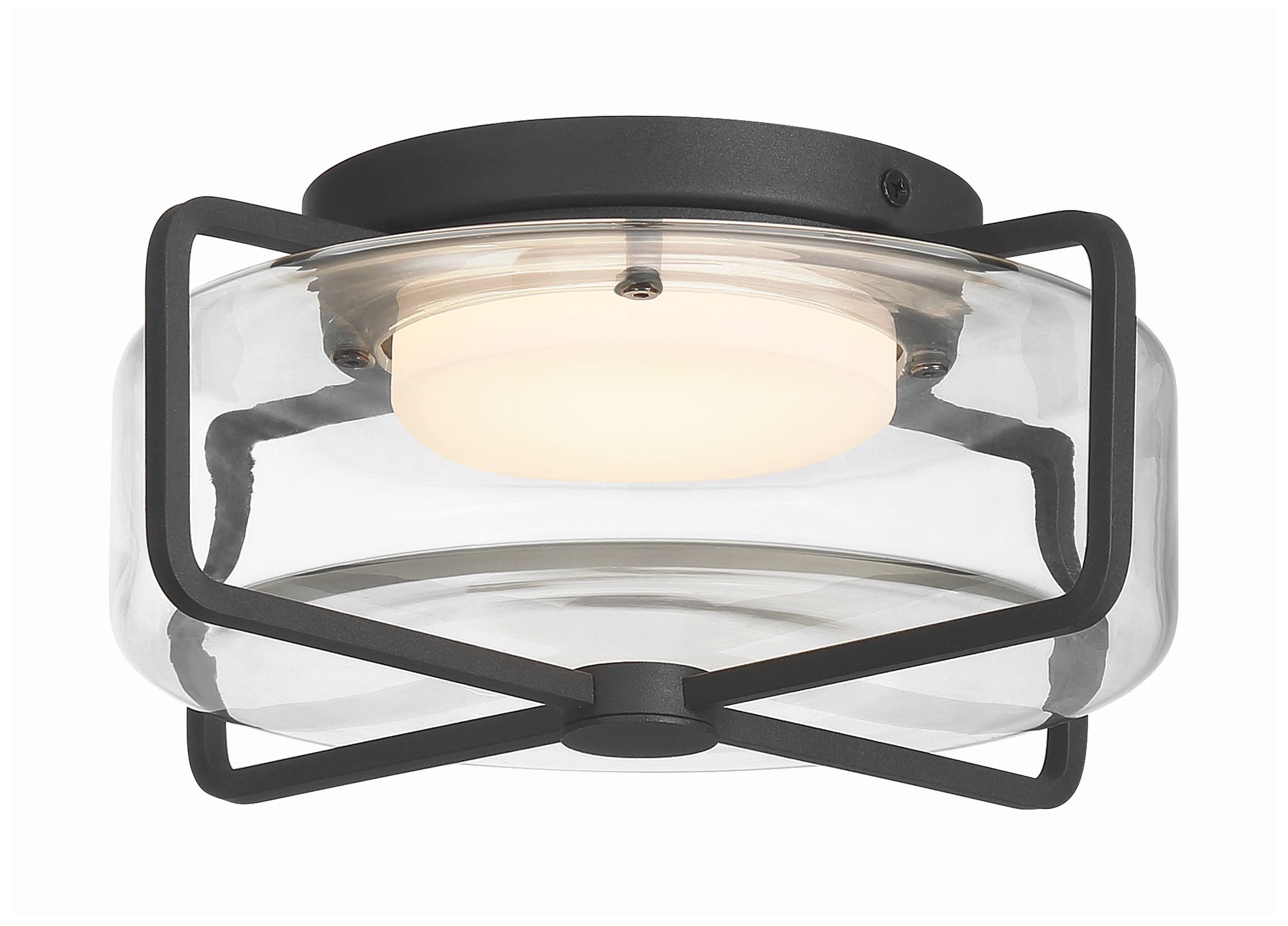 Image 3 Eurofase Florin 10" Integrated LED Outdoor Surface Mount Light, Black more views