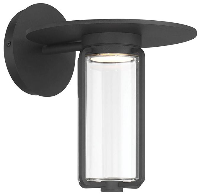 Image 5 Eurofase Florin 10" Integrated LED Outdoor Wall Sconce - Sand Black more views