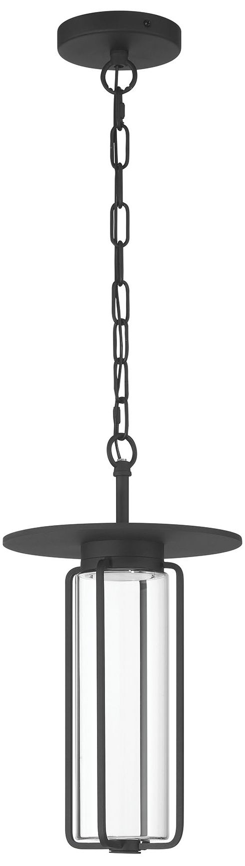Image 3 Eurofase Florin 15" Integrated LED Outdoor Pendant Light, Sand Black more views