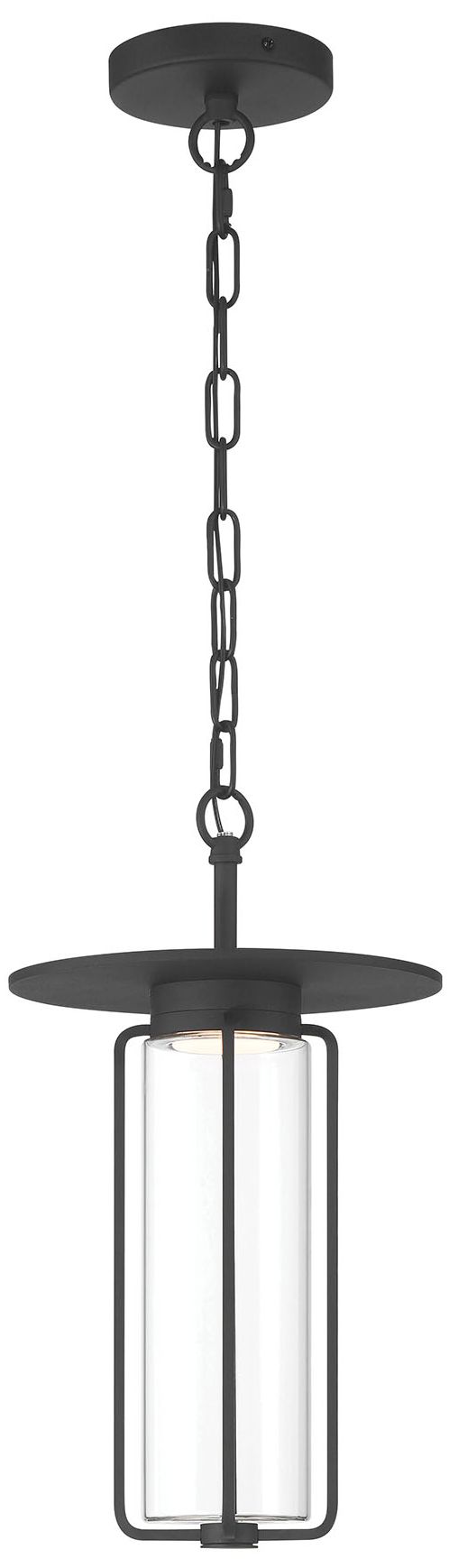 Image 4 Eurofase Florin 15" Integrated LED Outdoor Pendant Light, Sand Black more views