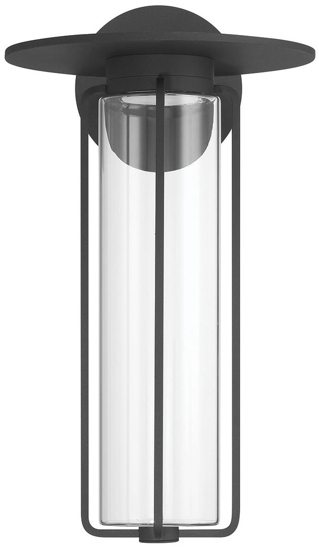 Image 2 Eurofase Florin 16" Integrated LED Outdoor Wall Sconce in Sand Black more views