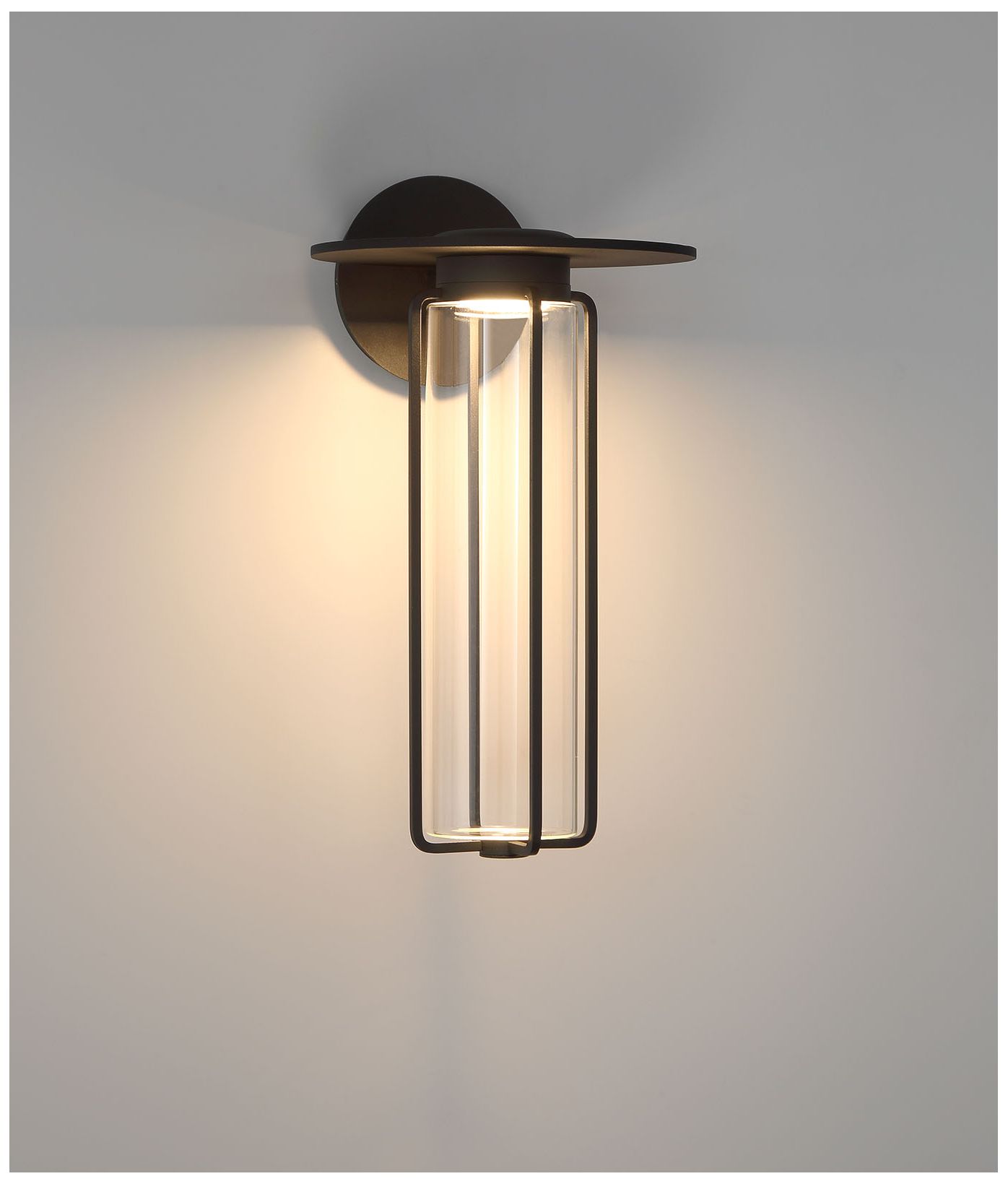 Image 5 Eurofase Florin 16" Integrated LED Outdoor Wall Sconce in Sand Black more views