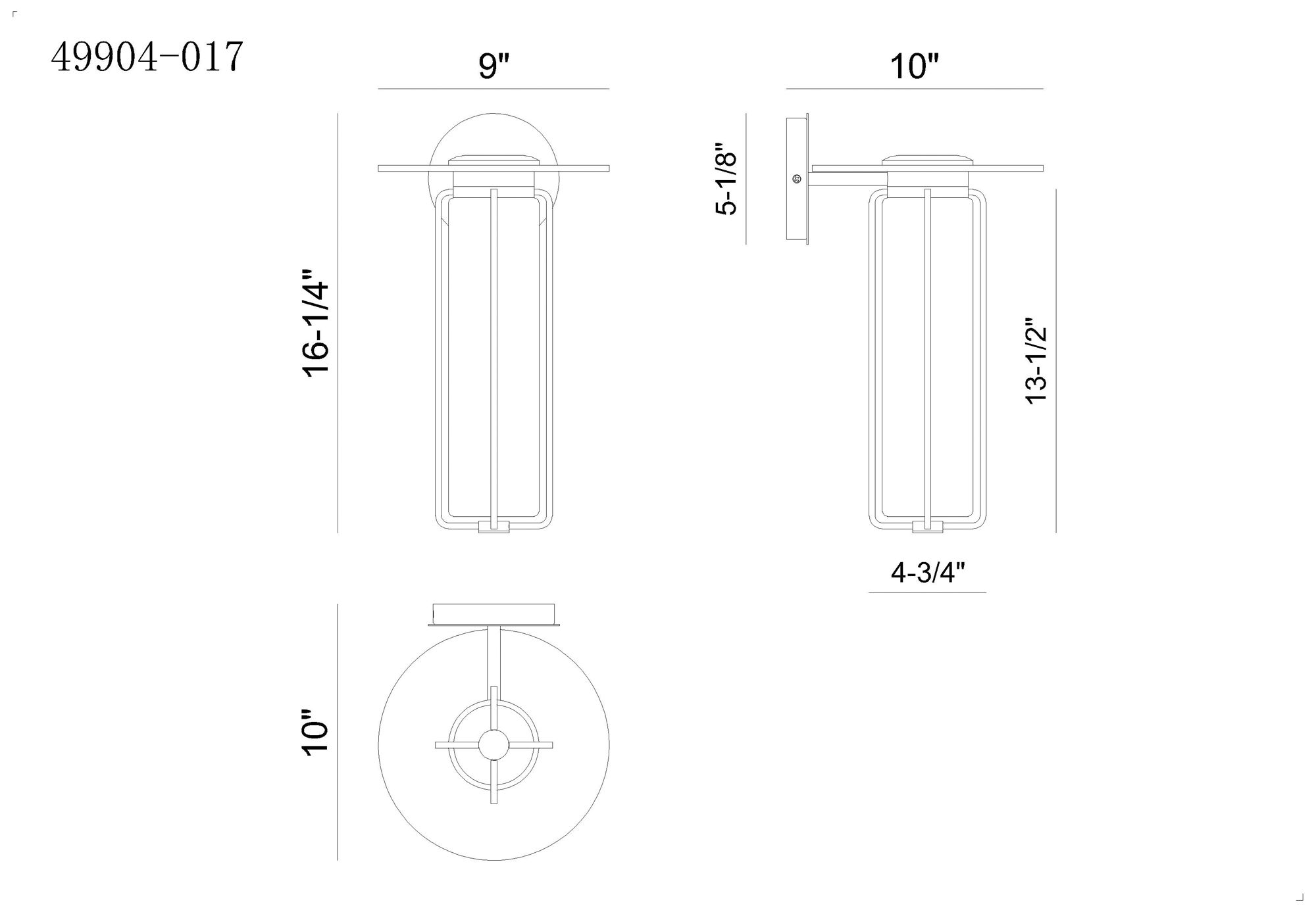 Image 6 Eurofase Florin 16" Integrated LED Outdoor Wall Sconce in Sand Black more views