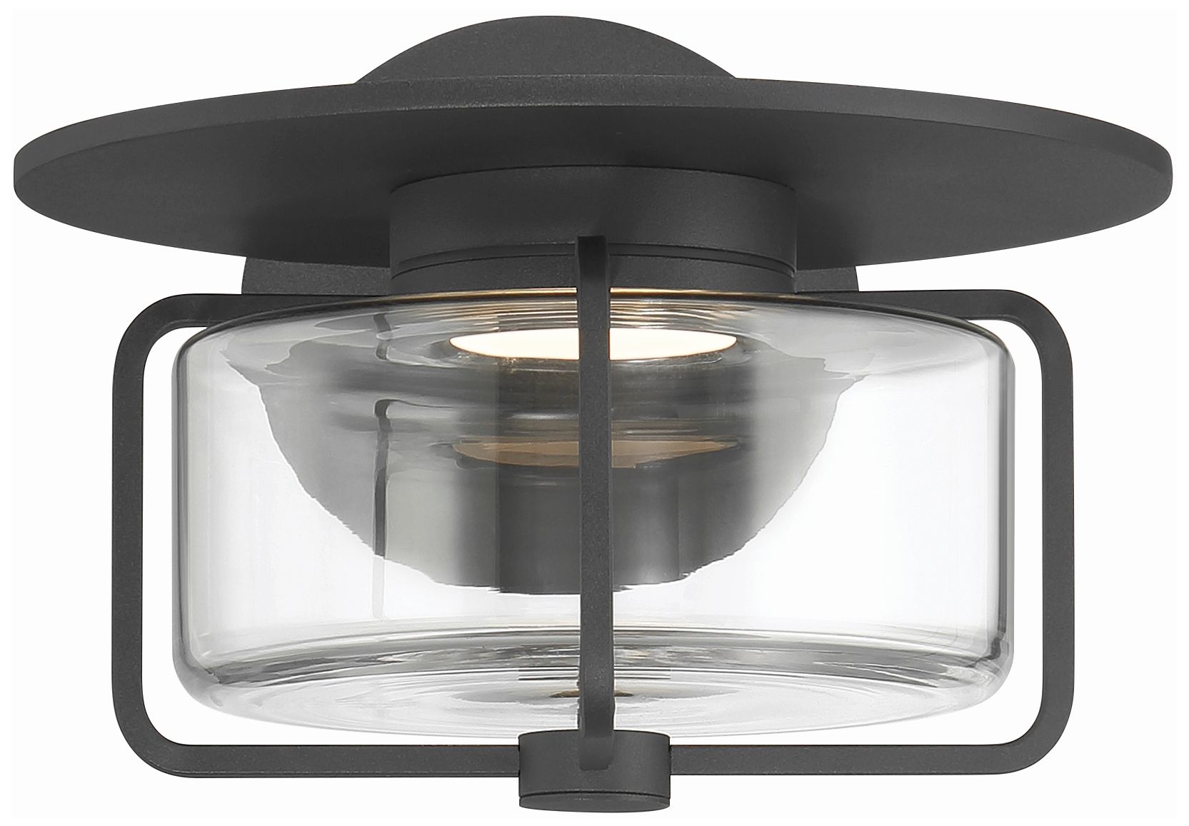 Eurofase Florin 7" Integrated LED Outdoor Wall Sconce in Sand Black