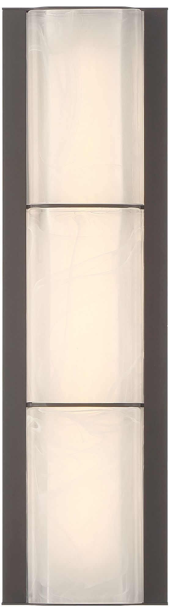 Eurofase Gibraltar 18" Integrated LED Outdoor Wall Sconce, Sand Bronze