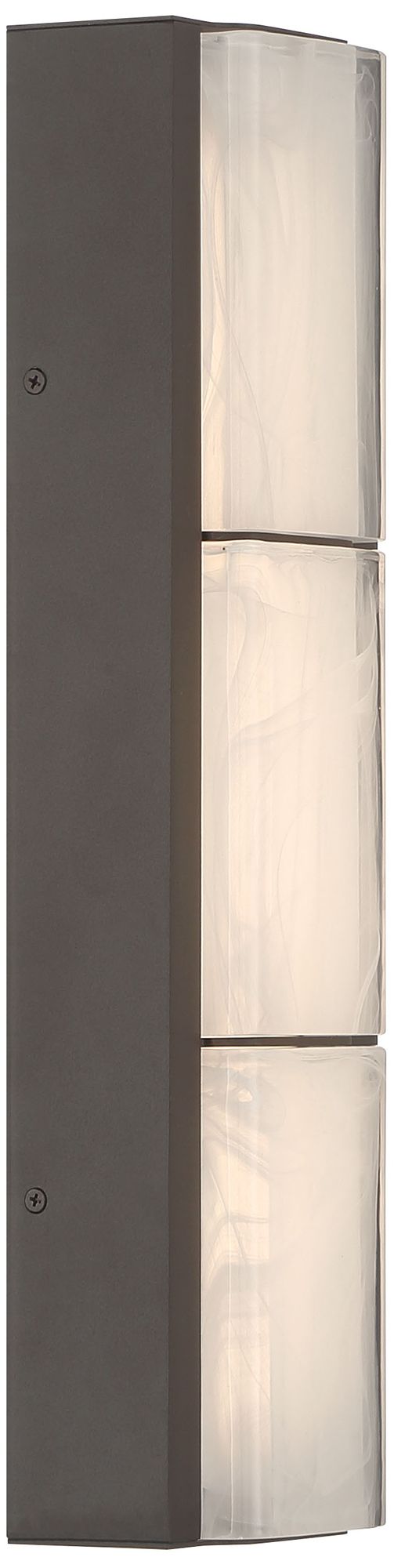 Image 3 Eurofase Gibraltar 18" Integrated LED Outdoor Wall Sconce, Sand Bronze more views