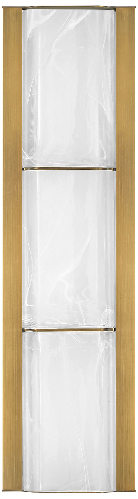 Image 2 Eurofase Gibraltar 18" Integrated LED Vanity Light in Antique Brass more views