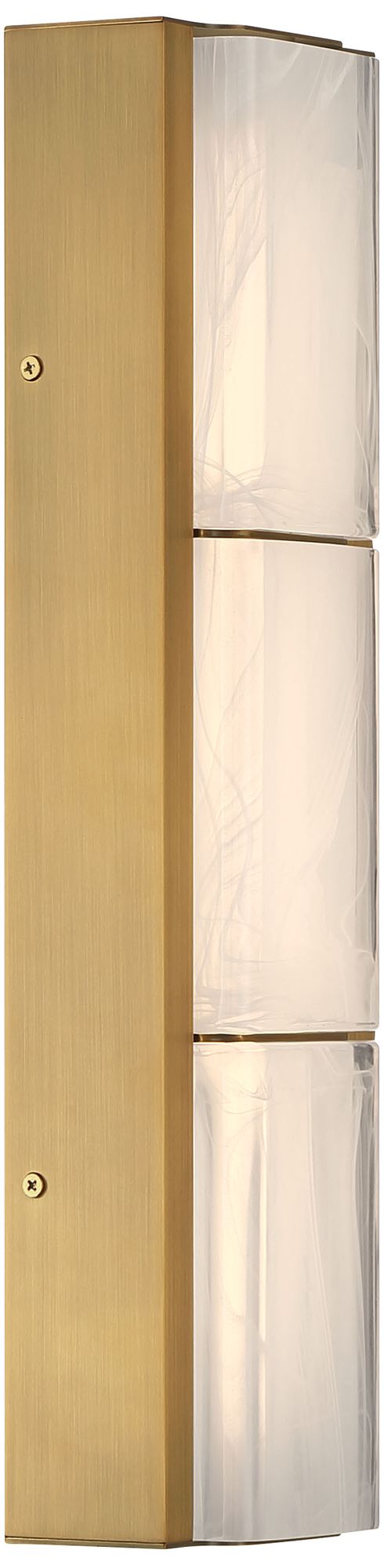 Image 3 Eurofase Gibraltar 18" Integrated LED Vanity Light in Antique Brass more views