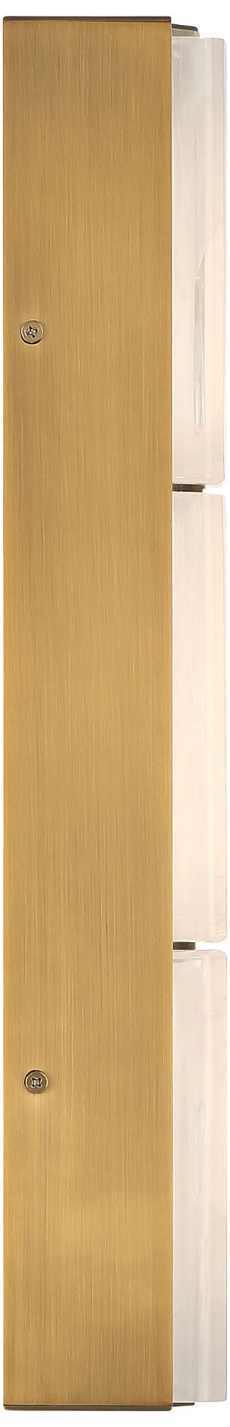 Image 4 Eurofase Gibraltar 18" Integrated LED Vanity Light in Antique Brass more views