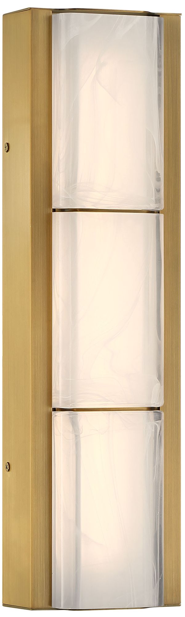 Image 5 Eurofase Gibraltar 18" Integrated LED Vanity Light in Antique Brass more views