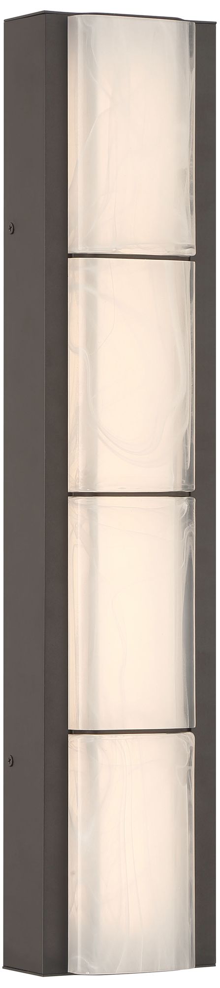 Image 2 Eurofase Gibraltar 25" Integrated LED Outdoor Wall Sconce in Sand Bronze more views