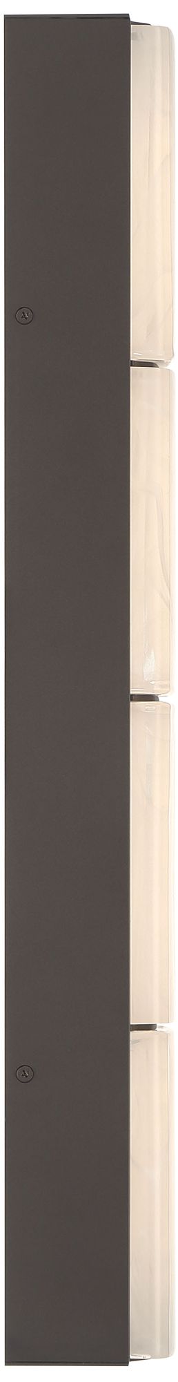 Image 4 Eurofase Gibraltar 25" Integrated LED Outdoor Wall Sconce in Sand Bronze more views