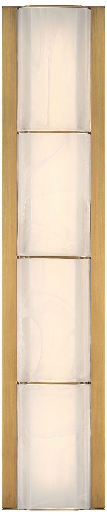 Eurofase Gibraltar 25" Integrated LED Vanity Light in Antique Brass